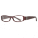 Carmen Marc Valvo CM Viviana SECM VIVI00 Eyeglass Frames - Chili SECM VIVI005032 BUR
