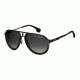 Carrera 1003/S Sunglasses CA1003S-0807-PR-5818 - Black Frame, Gray/Brown Lenses, Lens Diameter 58mm, Distance Between Lenses 18mm