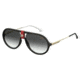 Carrera 1020/S Sunglasses CA1020S-0Y11-9O-6015 - Gold/Red Frame, Dark Gray Gradient Lenses, Lens Diameter 60mm, Distance Between Lenses 15mm