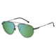 Carrera 2014T/S Prescription Sunglasses CA2014TS-07ZJ-MT-5614 - Frame Color Black/Green, Lens Diameter 56 mm