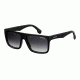 Carrera 5039/S Sunglasses CA5039S-0807-9O-5816 - Black Frame, Dark Gray Gradient Lenses, Lens Diameter 58mm, Distance Between Lenses 16mm
