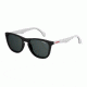 Carrera 5042/S Sunglasses CA5042S-0003-IR-5519 - Matte Black/White Frame, Gray Blue Lenses, Lens Diameter 55mm, Distance Between Lenses 19mm