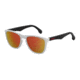 Carrera 5042/S Sunglasses CA5042S-06HT-UZ-5519 - Matte White Black Frame, Red Mirror Lenses, Lens Diameter 55mm, Distance Between Lenses 19mm