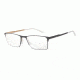 Carrera 6662 Single Vision Prescription Eyeglasses CA6662-00RC-5318 - Matte Black/Gold Frame, Lens Diameter 53mm, Distance Between Lenses 18mm
