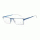 Carrera 6662 Single Vision Prescription Eyeglasses CA6662-0LXV-5318 - Matte Blue Frame, Lens Diameter 53mm, Distance Between Lenses 18mm