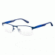 Carrera 8821 Eyeglass Frames CA8821-0PYF-5518 - Matte Blue Frame, Lens Diameter 55mm, Distance Between Lenses 18mm