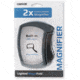 Carson 2x Lighted Magnifold Rectangular Magnifier, Black/Grey MJ-50