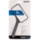 Carson 2x Rectangular Handheld Magnifier w/4.5x Spot Lens, Black, Small, SV-XP