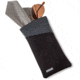 Carson Eyeglass Pouch w/Built-in Microfiber Cloth, Black/Grey, 6.7x7.6in, EC-10BKGY