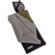 Carson Eyeglass Pouch w/Built-in Microfiber Cloth, Black/Olive, 6.7x7.6in, EC-10BKOL