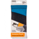 Carson Eyeglass Pouch w/Built-in Microfiber Cloth, Grey/Blue, 6.7x7.6in, EC-10GYBU