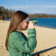 Carson Hawk 5x30mm Roof Prism Ultra Deluxe Kid's Binoculars, Matte, Green, HU-530