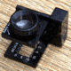 Carson LinenTest/Loupe Lighted Foldout Compact Magnifier Loupe, Black LT-10