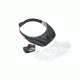 Carson MagniVisorDeluxe Hands-Free Magnifier Loupe, Black CP-60