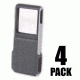 Carson MiniBright 3x Pocket LED Magnifier Loupe, 4 Pack, Grey PO-25MU