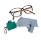 Carson Stuff-It Lens Cleaner, Cloth &amp; Pouch, Green, 1.7 x 1.1 x 1.8 in, SN-40GR