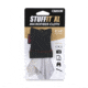 Carson Stuff-It XL Microfiber Lens Cloth, Black/Gray, 8in x 8in Sn-75