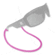 Carson Toobz Eyewear Retainer for Most Frames - Think Pink ER-5002