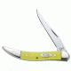 Case 310096 CV Yellow Synthetic Small Texas Toothpick, Long Clip Blade 00091
