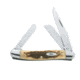 Case 6318 CV Amber Bone CV Medium Stockman, Clip, Sheepfoot and Spey Blades 00039