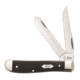 Case Black Canvas Laminate - Mini Trapper Blade, 10207 SS, 23136