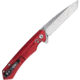 Case Kinzua Folding Knife, 4.75in Closed, S35VN, 3.75in Stonewash Tanto Blade, Red Aluminum Handle, 64664