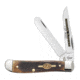 Case Limited XX Edition Series XXXIII Barnboard Jig Burnt Brown Bone Mini Trapper (6207 SS), 11755