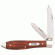 Case Smooth Chestnut Bone Tear Drop Folding Blade, TB62028 SS, 28905