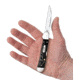 Case Rough Black Synthetic CopperLock Folding Knive, Surgical Steel Locking Wharncliffe Blade, Black Handle, 4.25in Closed, 18233