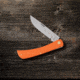 Case Sod Buster Folding Knife, 4.63 in, Tru-Sharp Surgical Steel, Smooth Orange Synthetic Handle, 80512