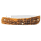 Case Sod Buster Jr Folding Knife, 3.63 in, Chrome Vanadium Steel, Amber Bone Peach Seed Jig Handle, 30092
