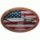 Case U.S. Army Commemorative - Embellished Smooth White Synthetic Bowie Blade, BOWIE SS in Wooden Shadow Box, 15009