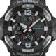 Casio G-Shock Gravity Master Men's Analog-Digital Watch, 55mm Case Diameter, Steel Bezel, Black Bio-based Resin Band, GRB300-1A, GRB300-1A