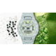 Casio G-Shock Mens Move Analog-Digital Watch w/Bluetooth Connect/Step Tracker, 49 mm Case Diameter, Resin, White, Bio-based Resin, GBA-950-7ACR