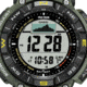 Casio Outdoor Casio Pro Trek Solar Watch Triple Sensor Watching Featuring an Altimeter, Barometer, Digital Compass, Thermometer and 100M WR - Mens, Green, One Size, PRG340-3