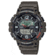 Casio Outdoor Mens Analog/Digital RSN Fishing Gear Watch, Green, WSC1250H-3AV