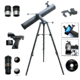 Cassini 1000mm x 120mm Reflector Telescopes w/ Smartphone Adapter, Black, SS-1000120TR