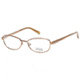 Catherine Deneuve CD0397 Eyeglass Frames - Shiny Light Brown Frame Color