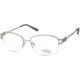 Catherine Deneuve CD0426 Eyeglass Frames - Shiny Light Nickeltin Frame Color