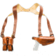 USED Cebeci Arms Leather Horiz. Shoulder Holster LHS for Sig Sauer P238, Tan, 21020RT15, EDEMO1, Condition Fair, Other