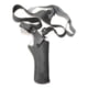 Cebeci Arms Leather Vertical Floral Pattern Shoulder Holsters, All Revolvers incl. SA up to 6in barrel, Left, Black, 21090LB01
