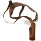 Cebeci Arms Leather Vertical Shoulder Holster YYL for Fits Most Semi-Autos and Revolvers, Tan, Right 21068RT01