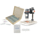 Celestron Handheld Digital Microscope 44308 w/ 100 Prepared Slides and Blank Slide Set