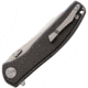 CH Knives Carbon Fiber Linerlock Folding Knife, 3.63in Satin S35Vn SS Blade, Carbon Fiber Handle, Thumb Stud, Pocket Clip, Gray Anodized Titanium Frame, CH3516-S