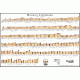 Chamberlain Handgun Cartridges 36x24 Poster HANDGUNCARTI
