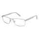 Champion Eyes 2008 Single Vision Prescription Eyeglasses - Frame MATTE SILVER, Size 55/17mm CU200803