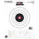 Champion Fluorescent Orange Bullseye Target, 50 Ft. Pistol Slowfire 12 Pk