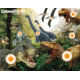 Champion Traps and Targets Full-Color Targets Dinosaur, 11x14 Inches, 12 Per Package