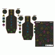 Champion Traps and Targets Interactive VisiColor Training Combo Targets-Reaction Silhouette No.1, Reaction Silhouette No.2, Reflex, 45832