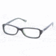 Chaps CP3030 SV Prescription Eyeglasses - Black/Green Frame / 52 mm Prescription Lenses, 547-5215